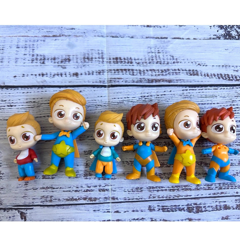 Vlad a& Niki Superhero's Zuru Action Figures Bundle of 6